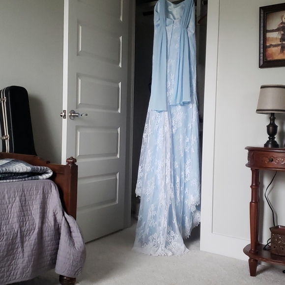 Blue Wedding Gown - Picture 2 of 2